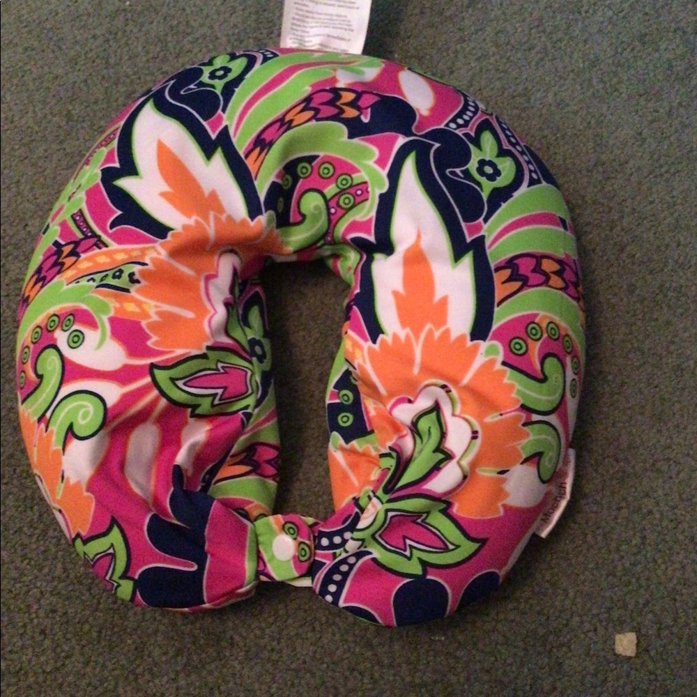 Floral Bean Bag Neck Rest